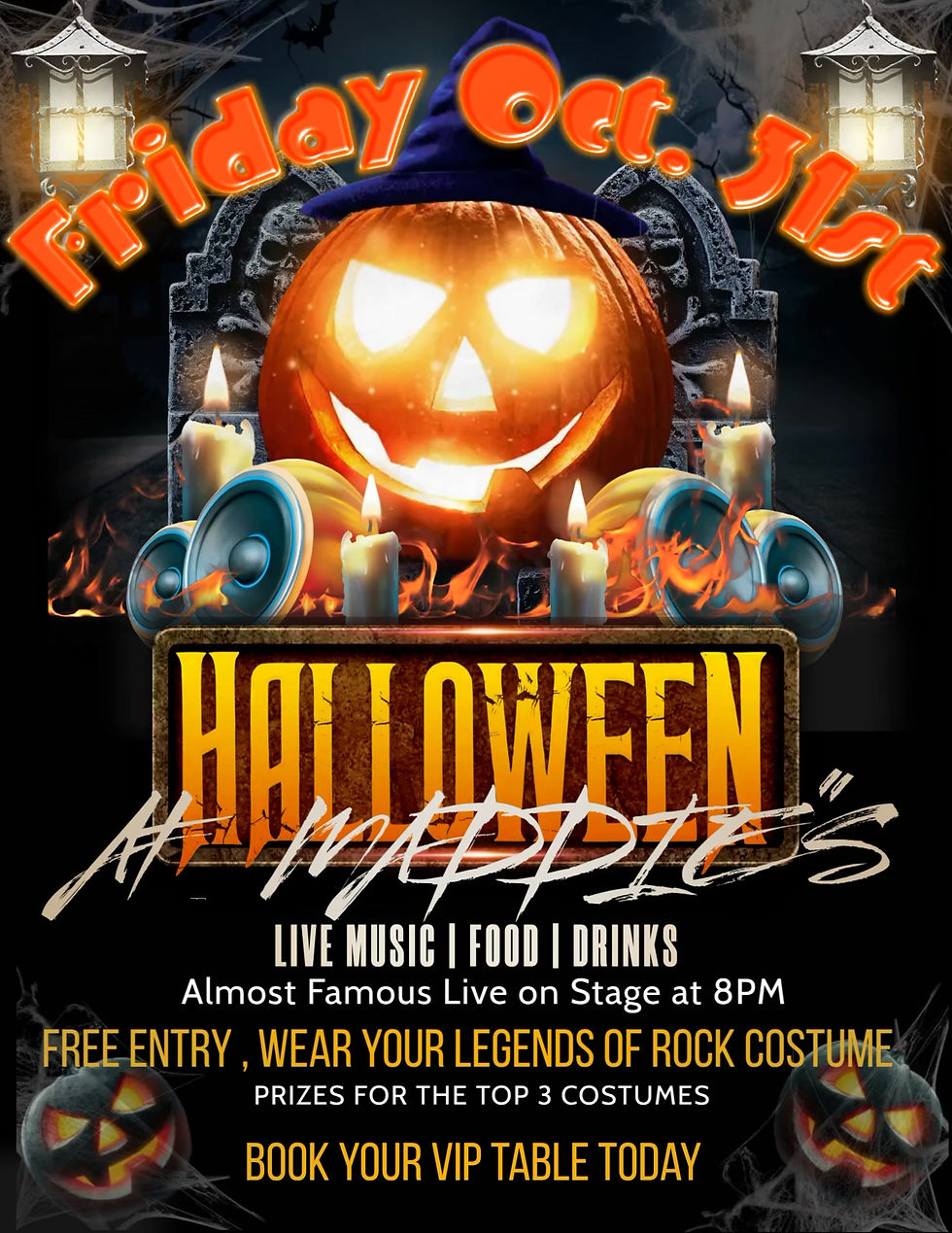 Halloween with Almost Famous Band