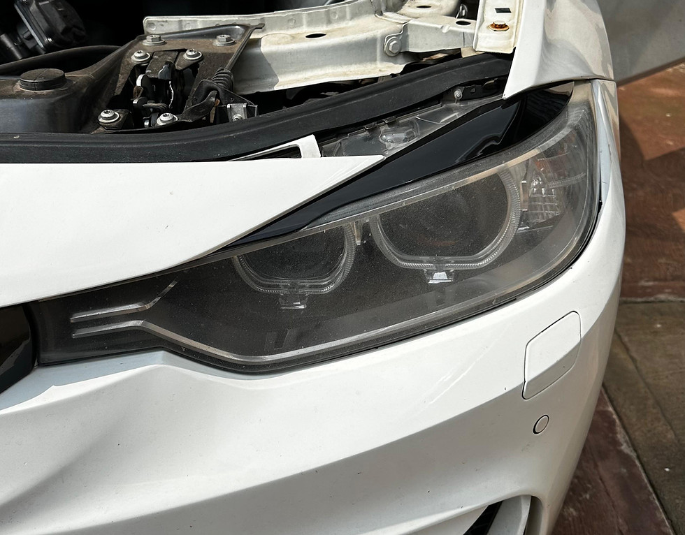 BMW 3 Series Headlight Restoration Before Johannesburg
