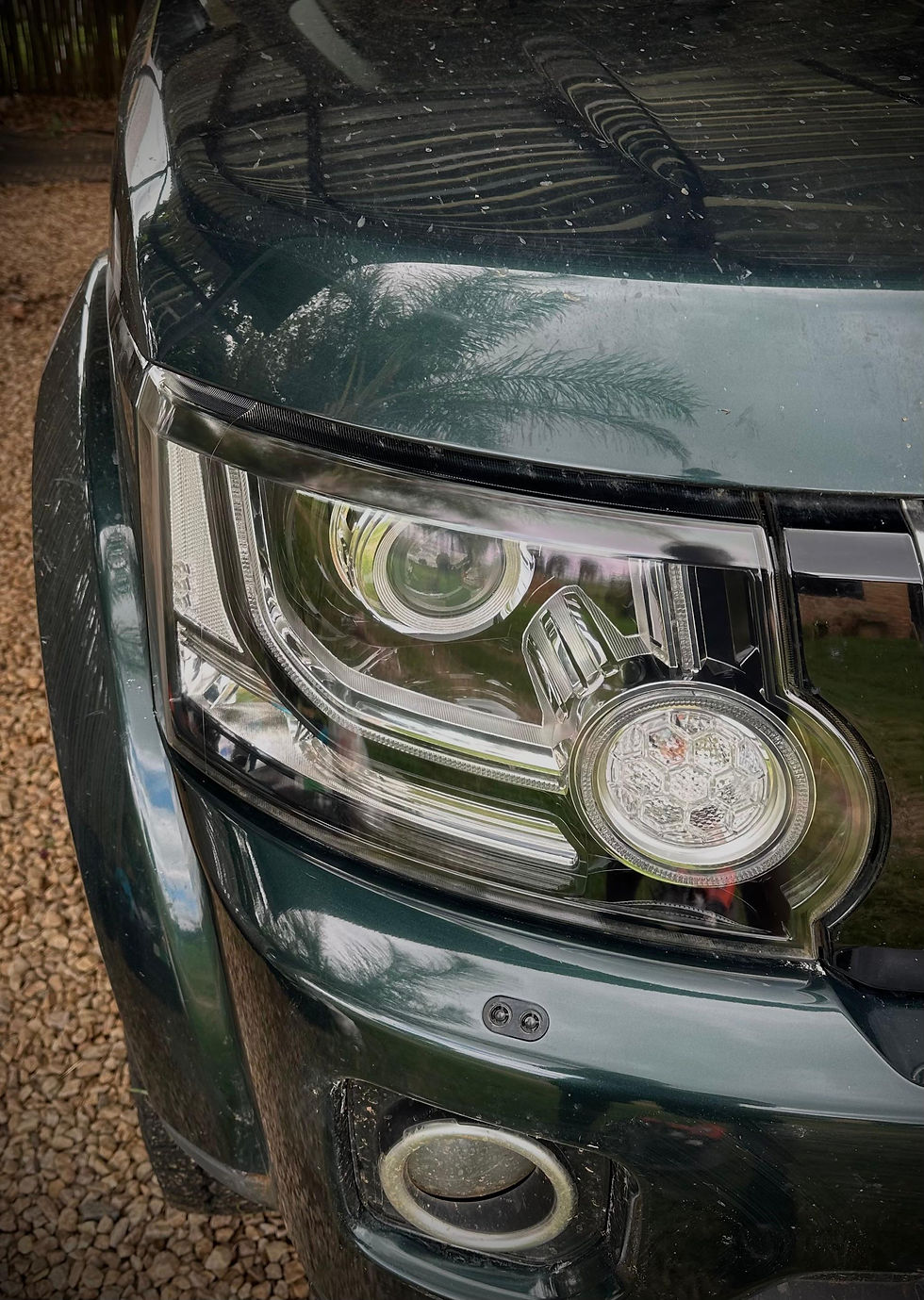 Land Rover Headlight Restoration
