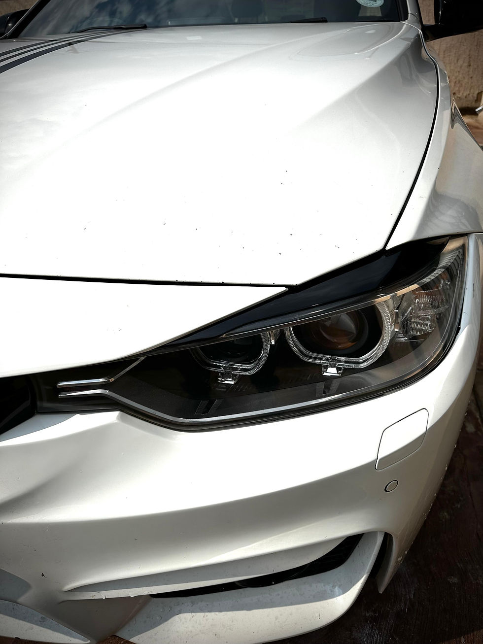 BMW 3 Series Headlight Reoration After Johannesburg