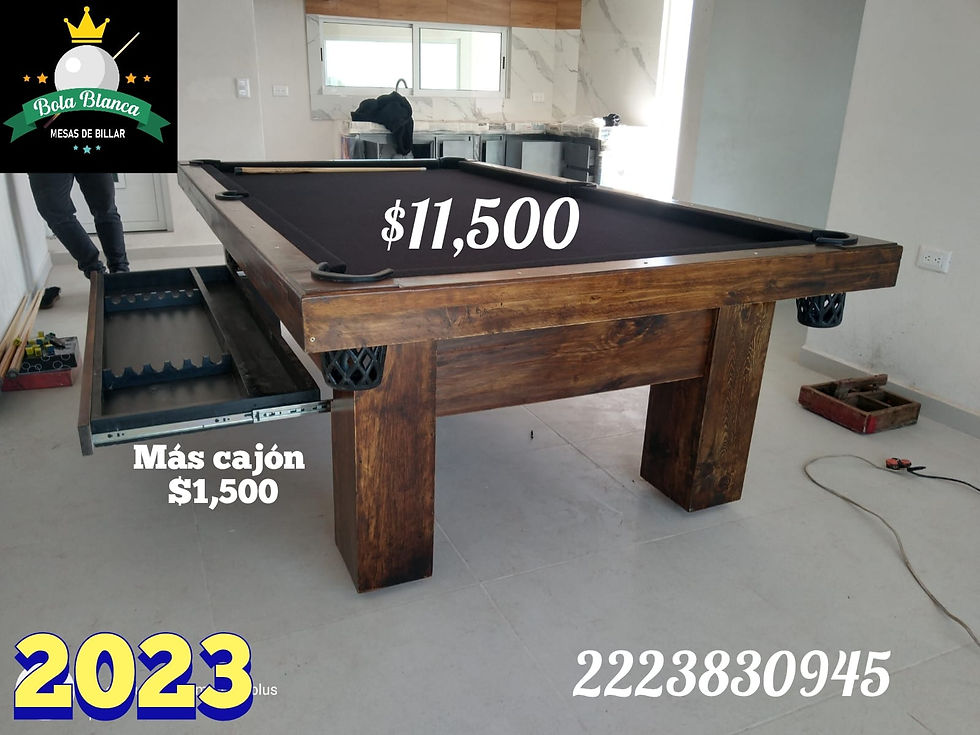 mesas de billar puebla
