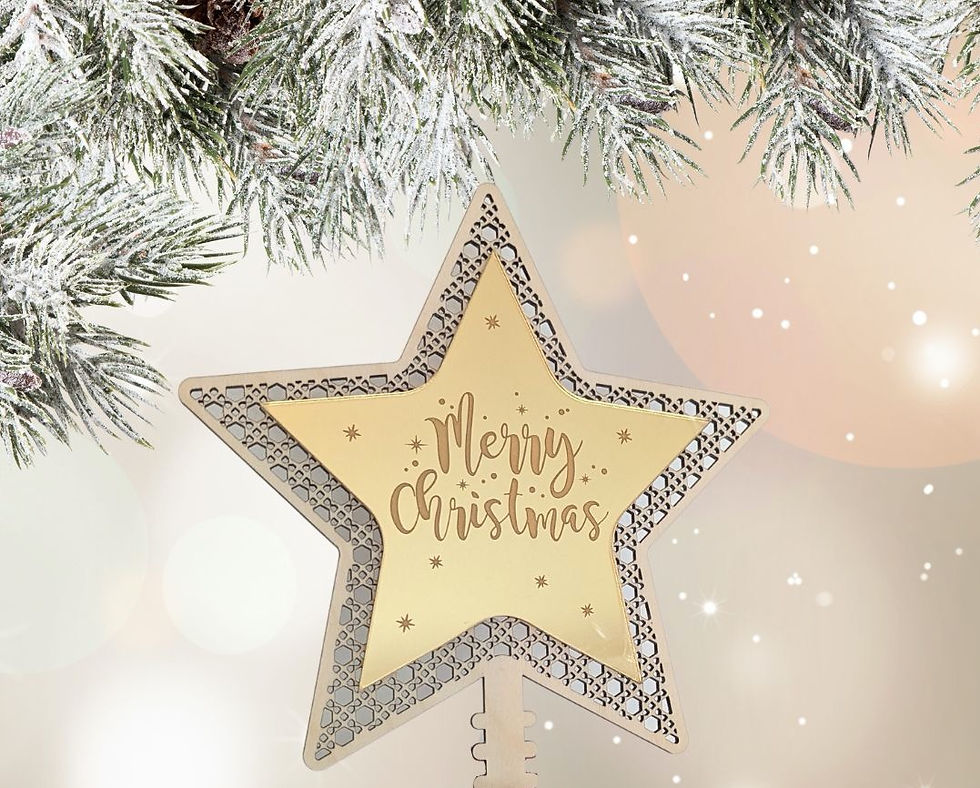 Christmas tree star topper