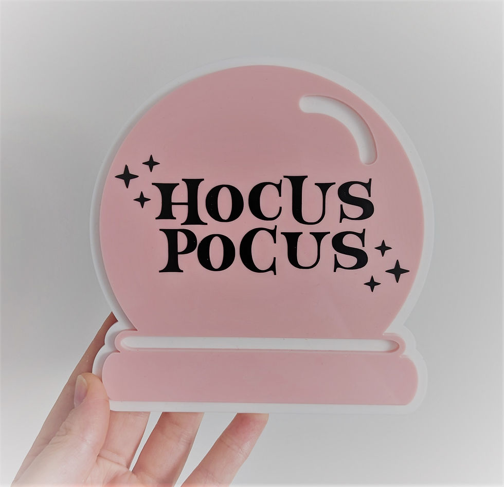 'Hocus Pocus' decorative plaque