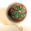 Thumbnail: Green and Red Shamrock Ukrainian Goose Egg