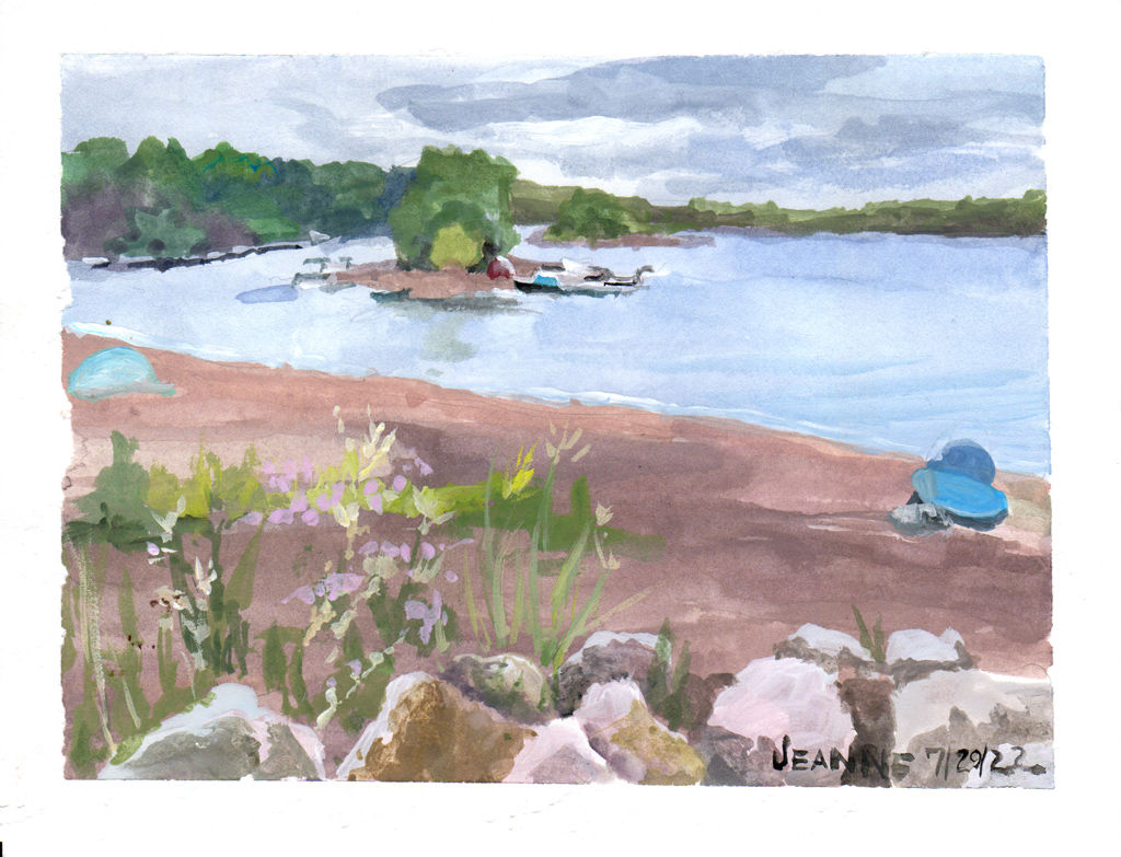 2. View of Beach at end of Hudson Pier