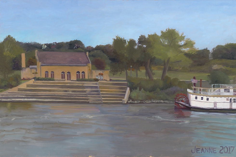 Harriet Island Pavilion & the Jonathan Paddleford