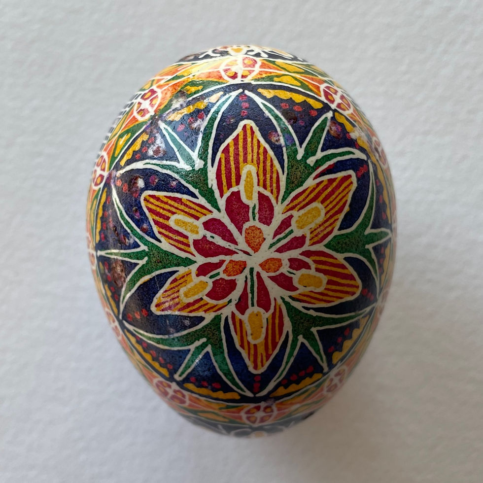 Thumbnail: 2022 Ukrainian Egg - Zephyranthes Too Flower Symbolizes Rebirth