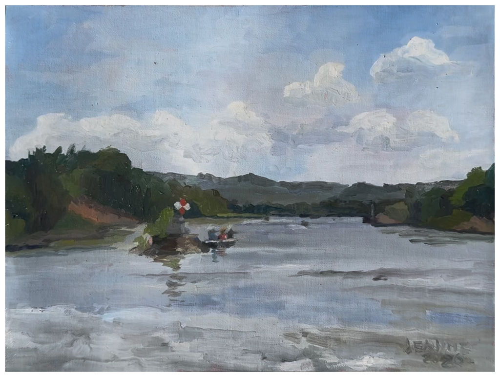 Cloudy Morning on the Mississippi - Mile Marker 746.6