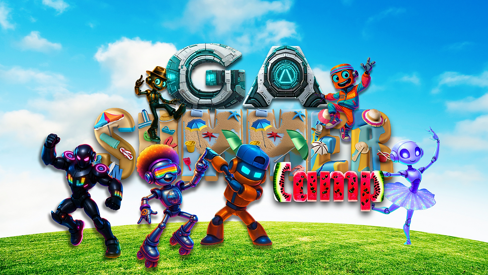 Gen Alpha SUmmer camp with boogie bots.