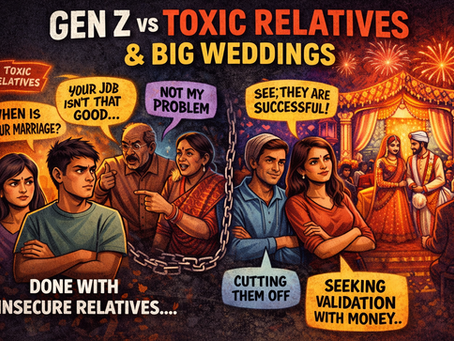 Gen Z Is Done With Toxic Relatives — And Big Fat Indian Weddings Expose That Insecurity Perfectly