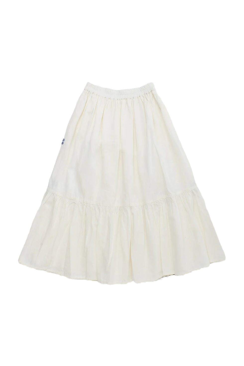 Thumbnail: Barcos Embroidered Skirt White