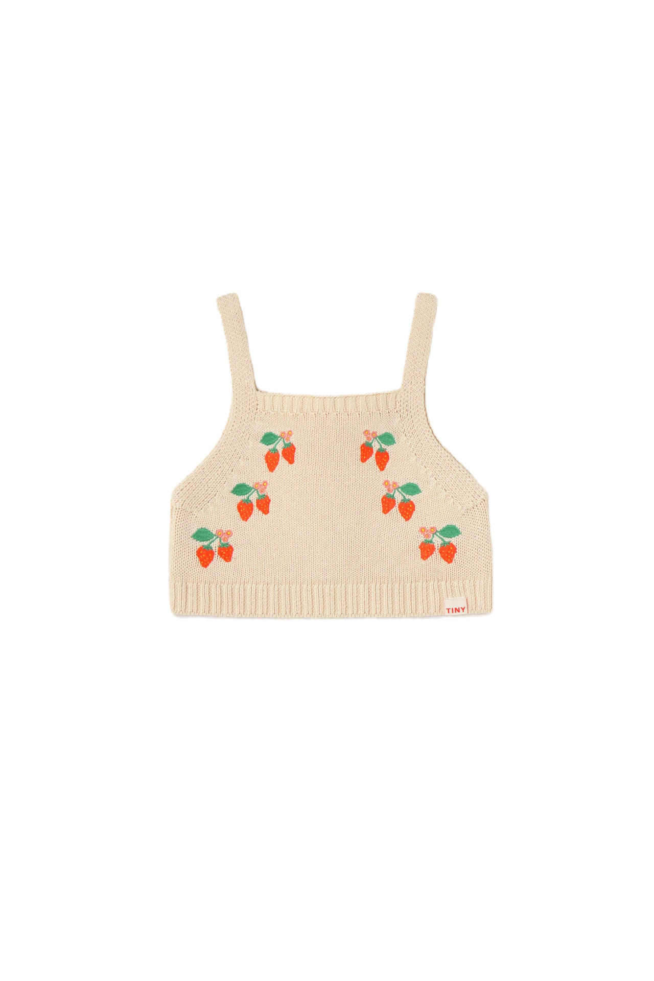 Strawberries Knitted CropTop
