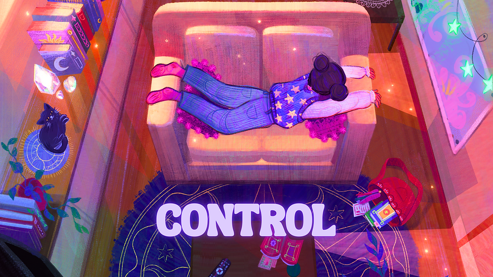 Control - Cover - digital painting