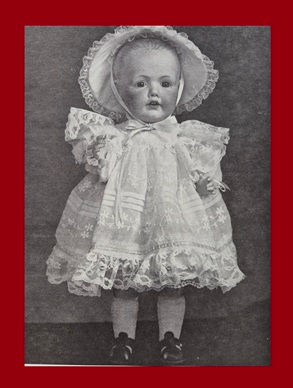 DOLL PATTERNS: 18"-19" SA-135 Hilda (JDK JR) Dress Outfit Loc F1D4