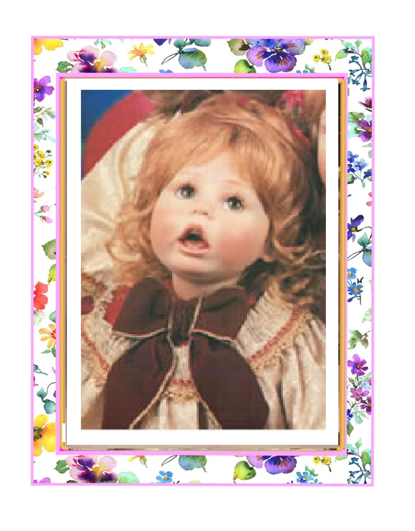 ARTIST DOLLS: RuBert: Complete Set: Caroler Lori 22" (55.88)