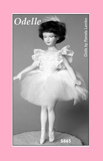 DOLL PATTERNS: CP921-10.5" Alice in Wonderland and Ballerina Costume 10.5" (26cm