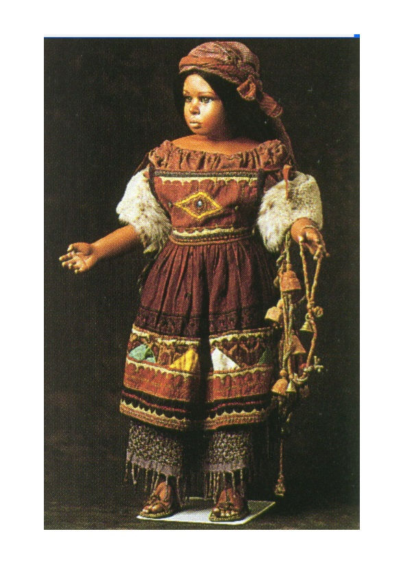 Thumbnail: ARTIST DOLLS: Angela Ferrow, Katarina: 25"(64cm) Loc-