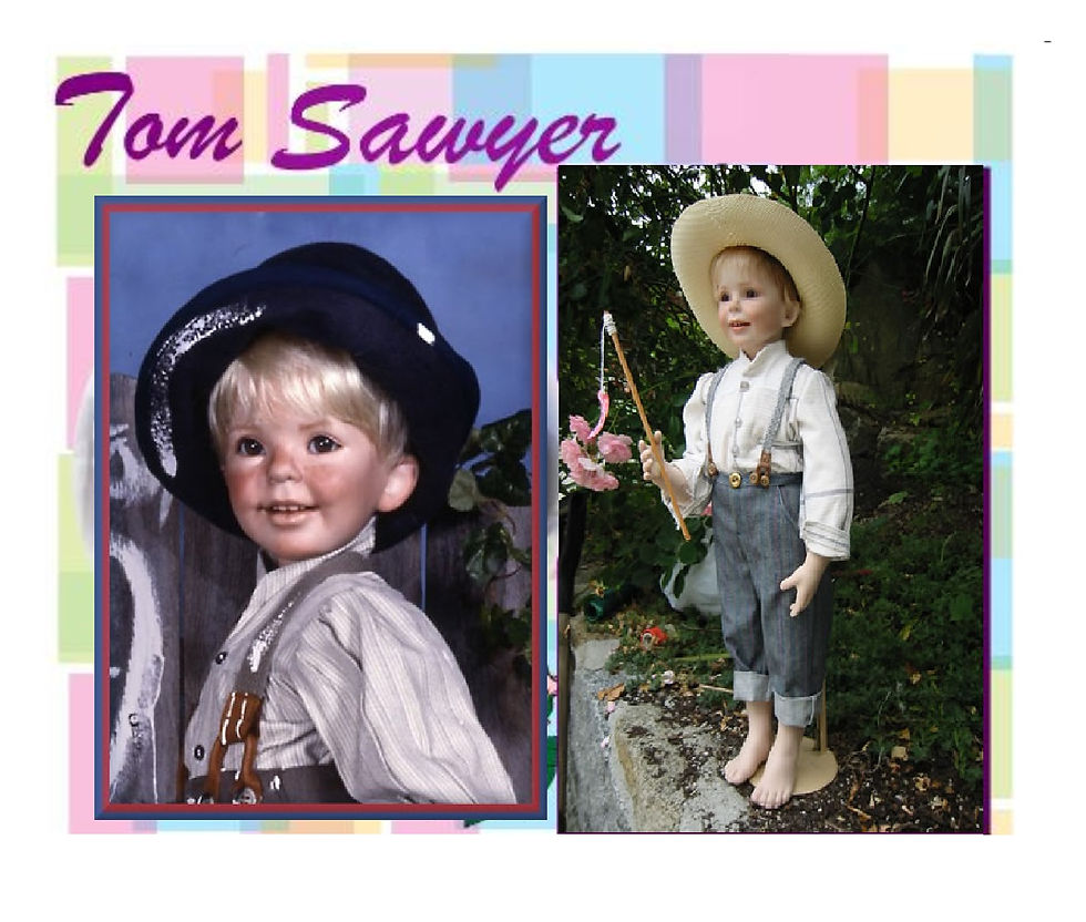 Thumbnail: DOLL BODY CLOTH: Presewn RuBert Dolls Child/Teen 28”(71.12cm)
