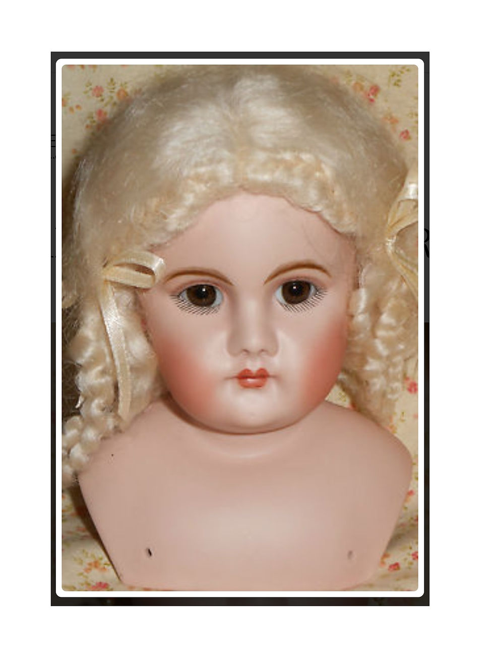 Thumbnail: ANTIQUE DOLLS: S0072 "Lady Marta" 19" (48cm) Loc-P