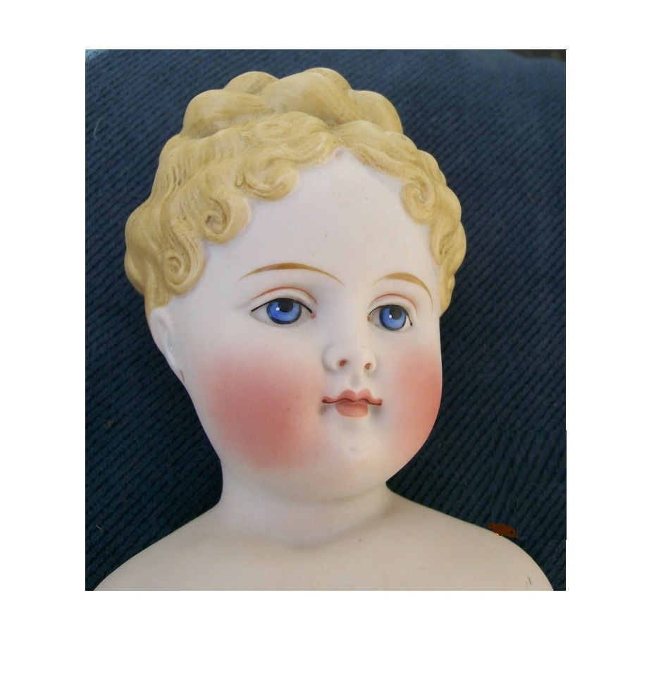 ANTIQUE DOLLS: CHINA PARIAN: S626 "Alexandra" 19" (48cm) Loc-P