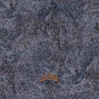 A grey-blue granite with subtle violet mineral hints, creating a soft and elegant patterned appearance.