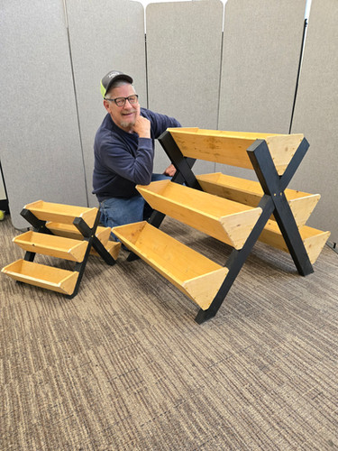 Tiered Planter Woodside 5 Tier Wooden Planter For Garden Flowers