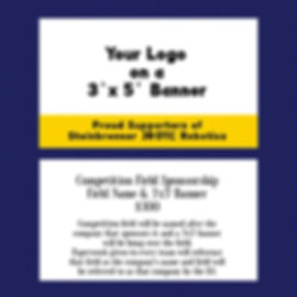 Warrior Robotics Competition Field Banner