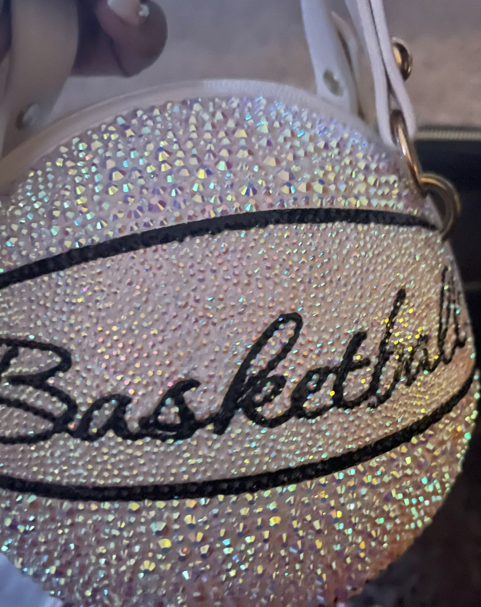 Custom basketball crossbody purse