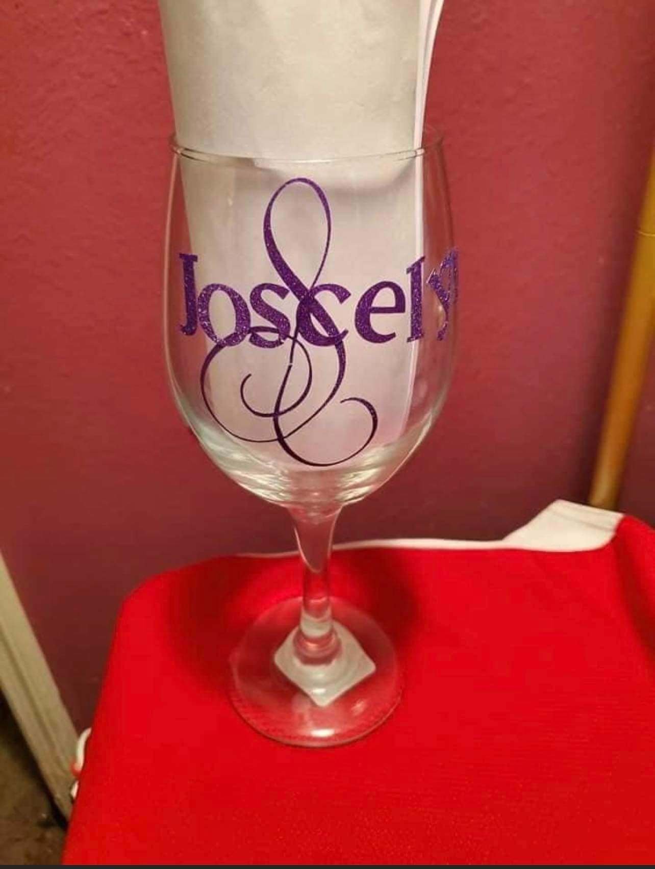 Custom glassware