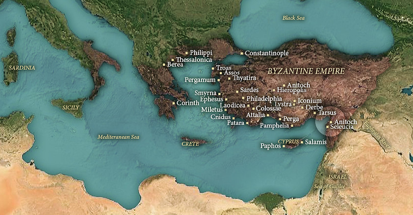 Churches established by the Apostle Paul
