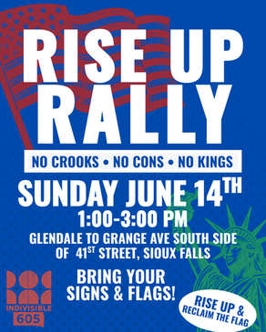June 14, 2026: No Kings RISE UP RALLY