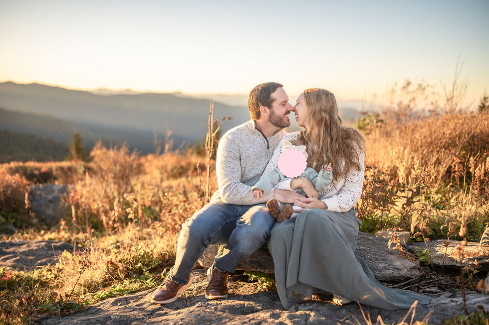 Family Photo Shoot, Black Balsam, Asheville, NC