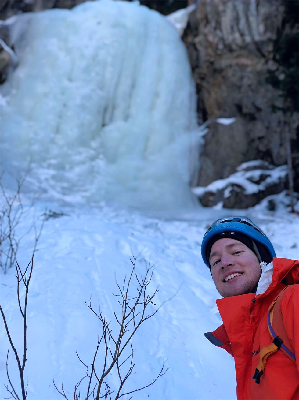 Beginner ice climbing in Denver