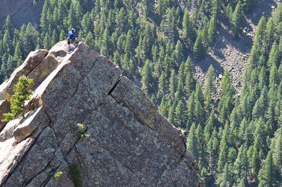 Climbing the Yellow Spur with an AMGA Certified Rock Guide