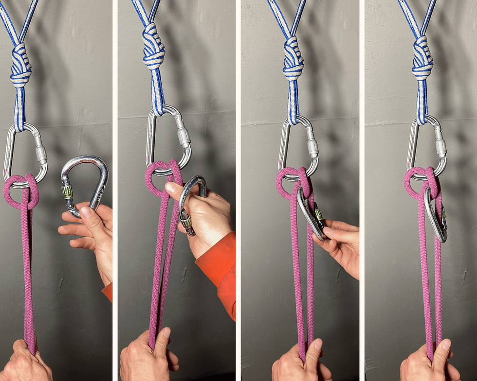 Tying the self locking munter hitch