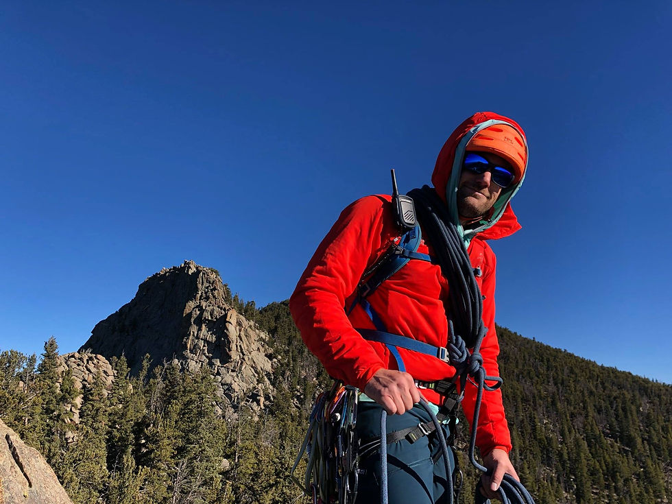 Alpine climbing in Colorado with the Rocky Talkie