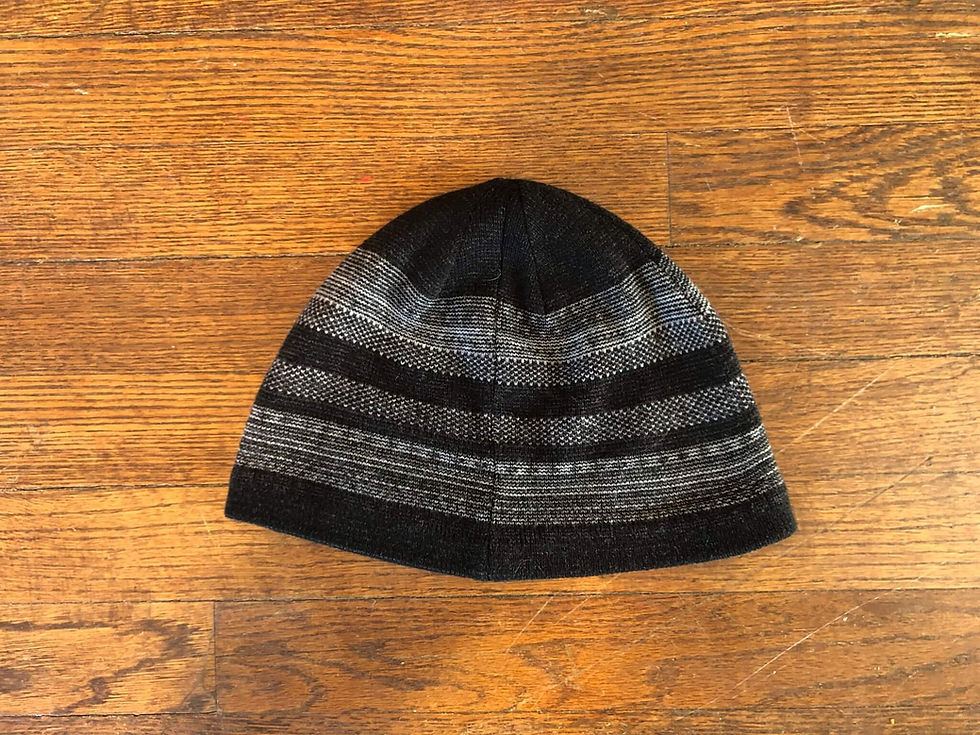 Winter hat that fits under a climbing helmet