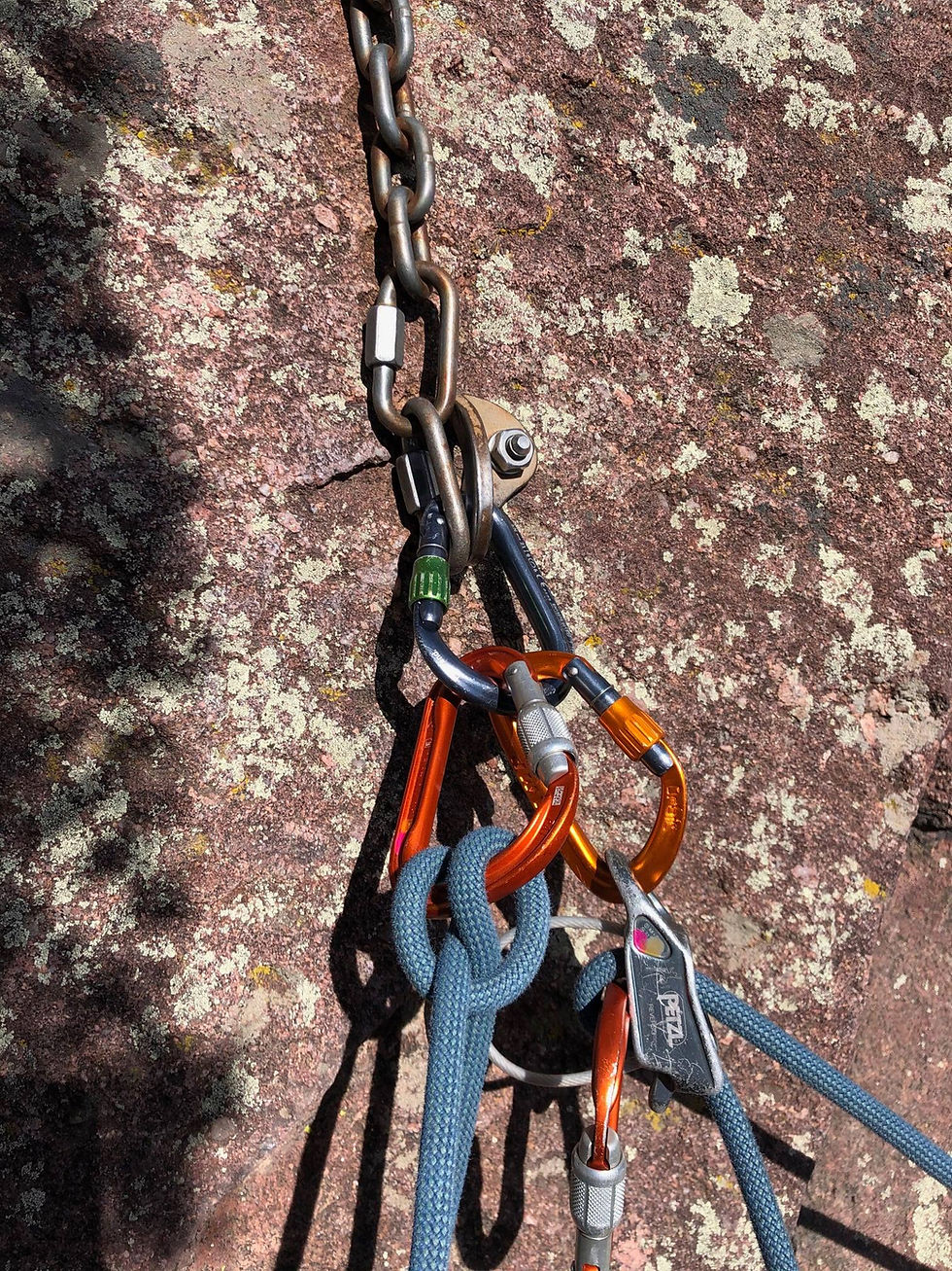 The Master Carabiner: Great for multipitch climbing