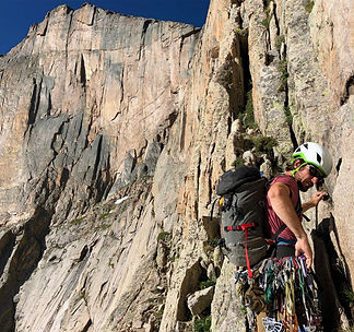 Guided rock climbing and hiking on Longs Peak