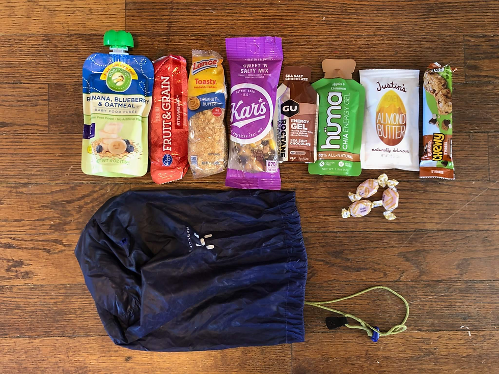Food for ice climbing