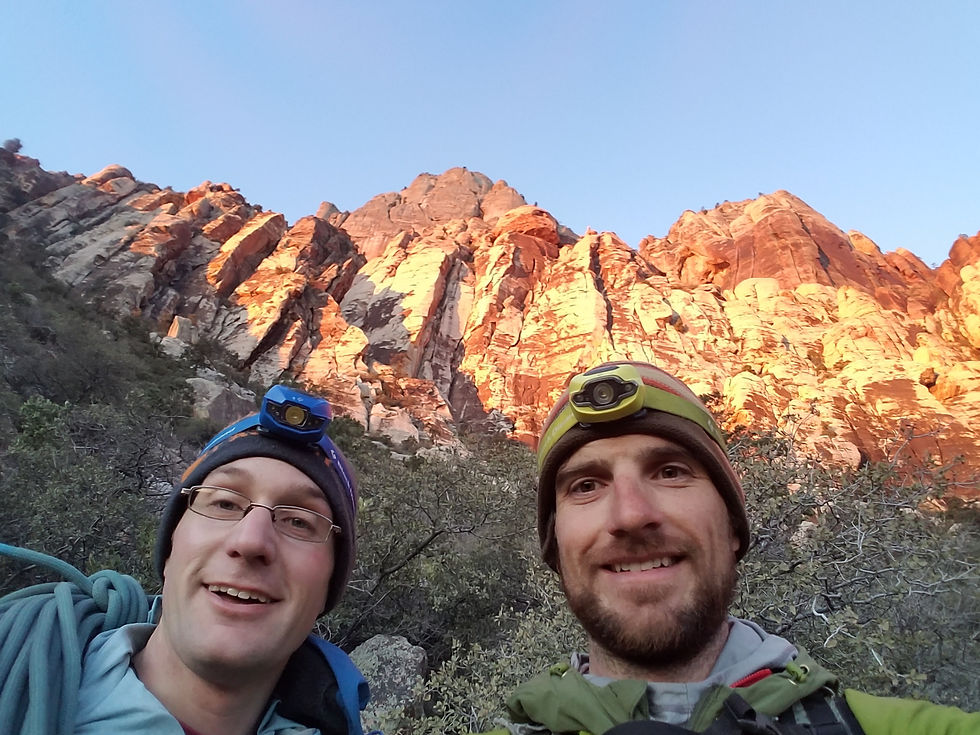 Training to become an AMGA Certified Rock Guide