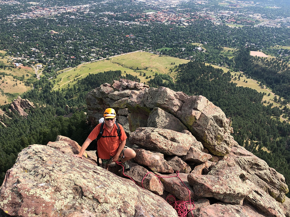 Climbing the Direct Route on the First Flatiron