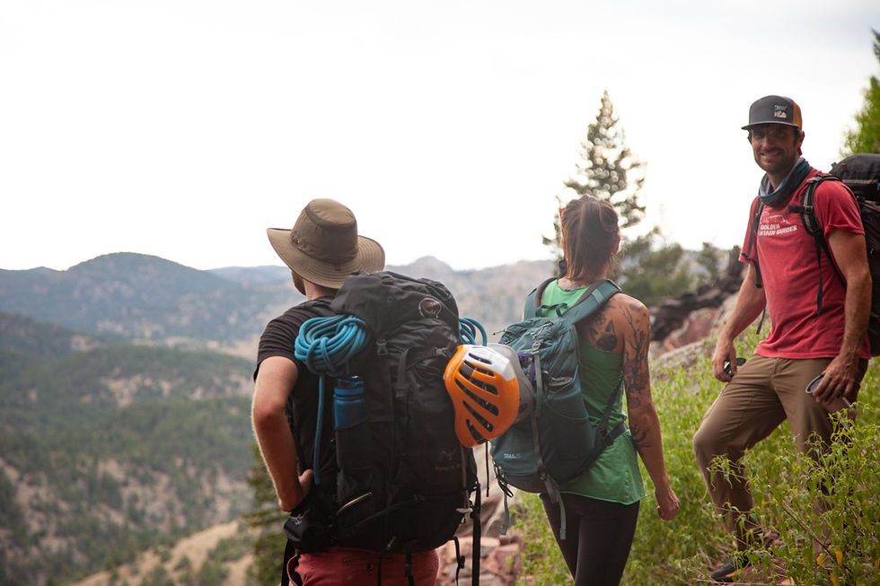 Eldorado canyon state park trad climbing
