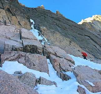 Ice climbing in Rocky Mountain National Park