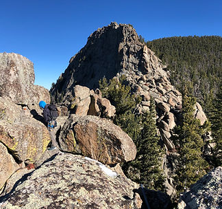 Rock climbing in Golden Gate Canyon State Park