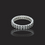 Thumbnail: Small Wedding Ring with Zircons