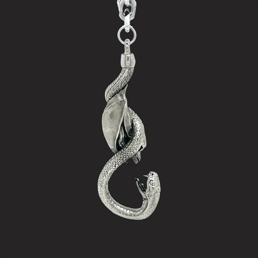 Miniatura: Collana con Serpente e Pipistrello
