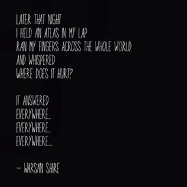 "Where are we supposed to be from?"