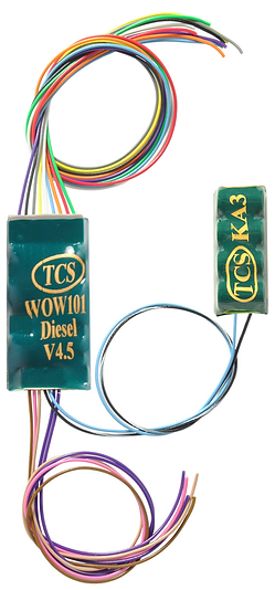 TCS WowSound WOW101 Diesel 1530 DCC Decoder With Audio Assist - 9-Pin For Model Trains