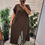 Thumbnail: The Parisian Chevron Co-Ord Set - Best Fits Size 16 to 20